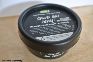 Lush Sauve qui peau masque