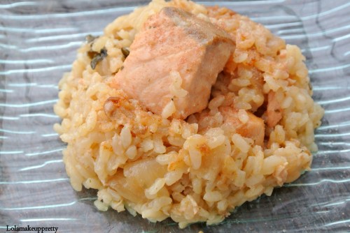 risotto au saumon