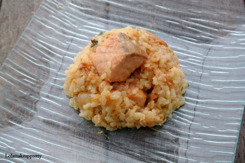 risotto au saumon