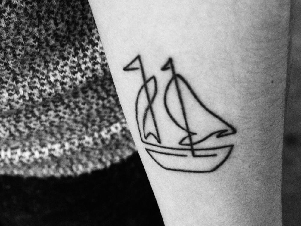 tatouage bateau