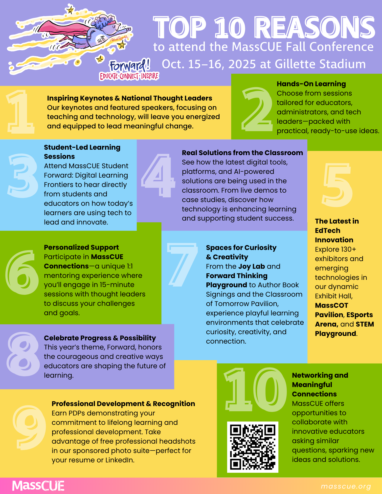 Top 10 Reasons to Attend the 色欲迷墙 Fall Conference